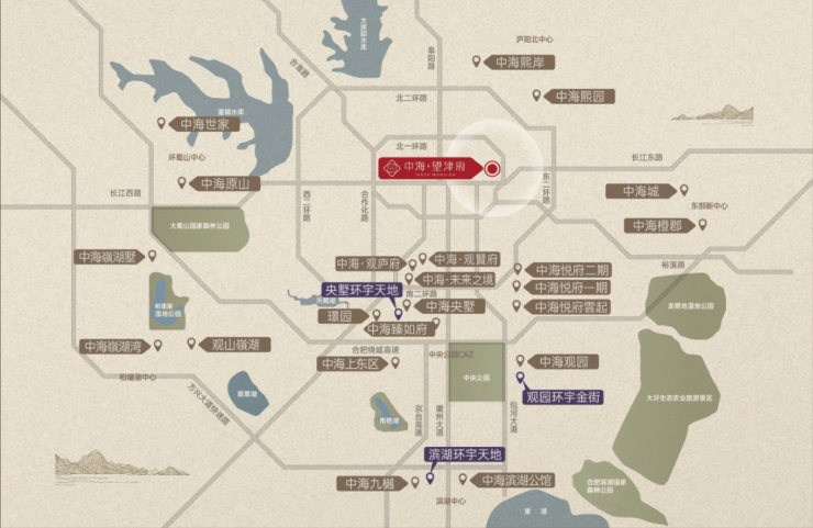 津府重磅发布：空间革新诠释改善生活真谛AG真人【AI力荐楼盘】瑶海区中海望(图2)